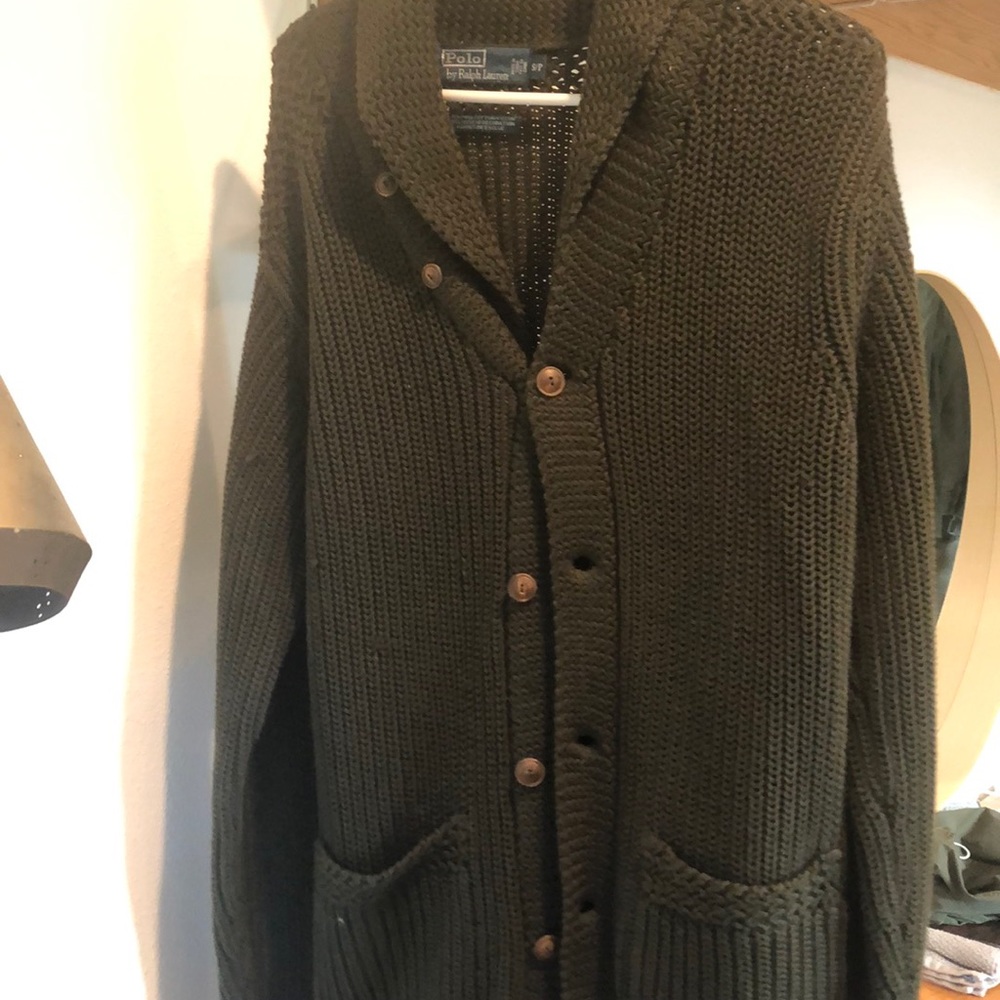 Polo by Ralph Lauren Men’s Olive Sweater